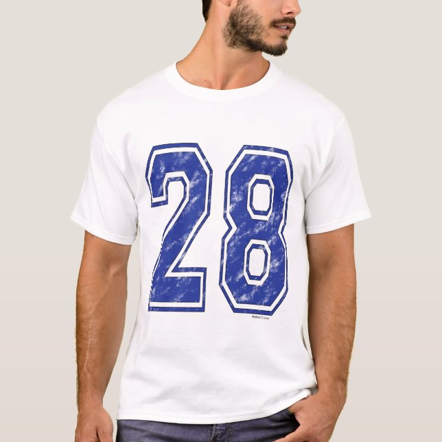 Camiseta Jérsei de 28 costumes (Frente)