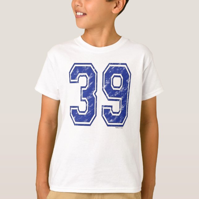 Camiseta Jérsei de 39 costumes (Frente)