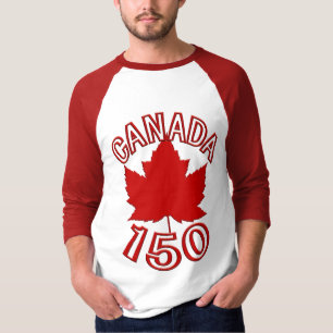 Camiseta Jérsei de basebol Canadá de Canadá 150 150 cami
