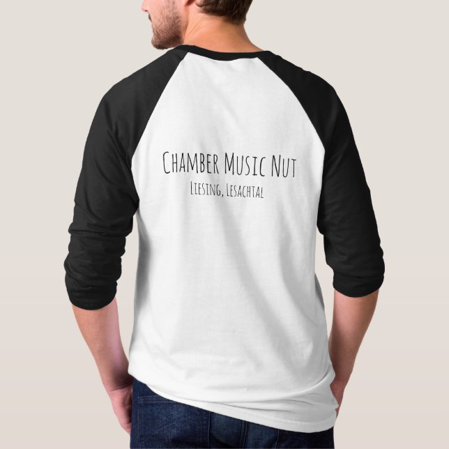 Camiseta Jérsei de basebol dos homens (Verso)