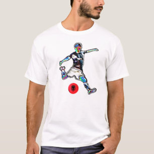 Camiseta Jérsei de futebol do futebol de bandeira de
