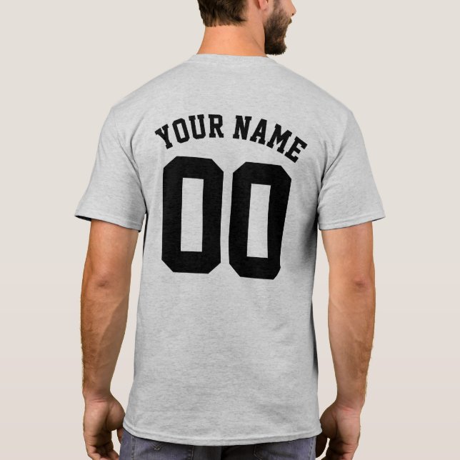 Camiseta Jersey de esporte personalizado (Verso)
