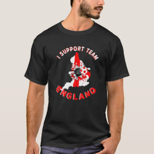 Camiseta Jersey, eu apoio o England Team Sports, Futebol, F