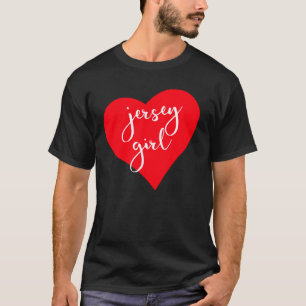 Camiseta Jersey Girl Orud New Jersey Heart New Jersey Girl