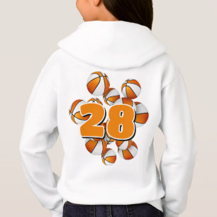 Camiseta jersey number clusterizado laranja esferas brancas