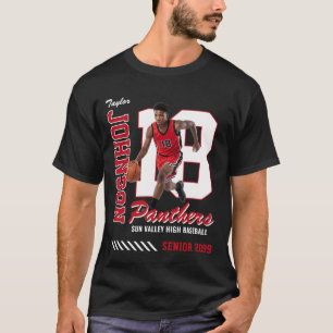 Camiseta Jersey Personalizado de Basquete com Foto Número V