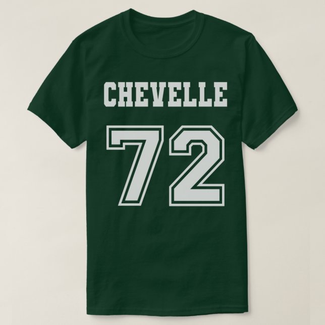 Camiseta Jersey Style Chevelle 72 1972 Old School Muscle Ca (Frente do Design)