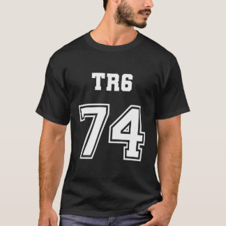 Camiseta Jersey Style Triumph Tr6 74 1974 Inglês Britânico