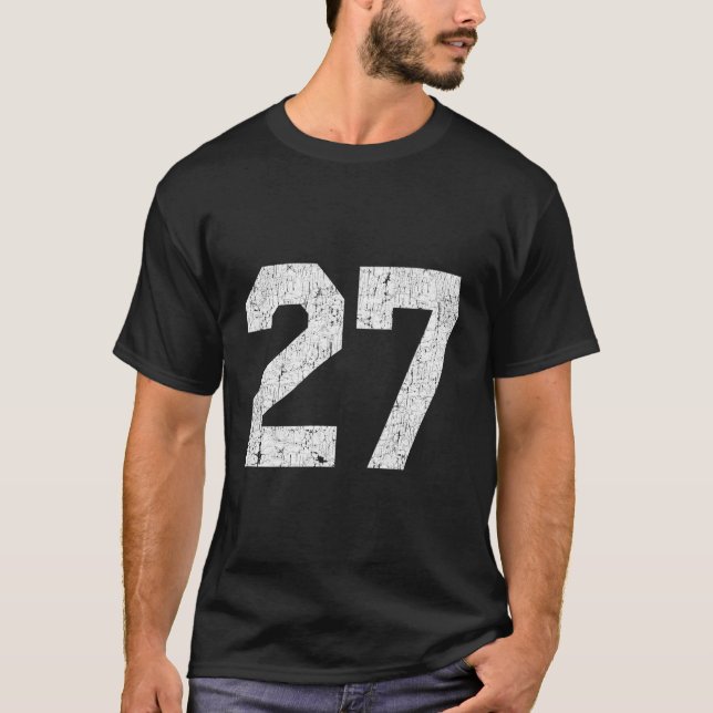 Camiseta Jersey Uniform Number 27 Athletic Style Sports (Frente)
