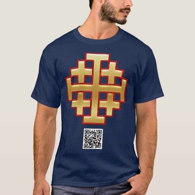 CAMISETA JERUSALEM CROSS (Frente)