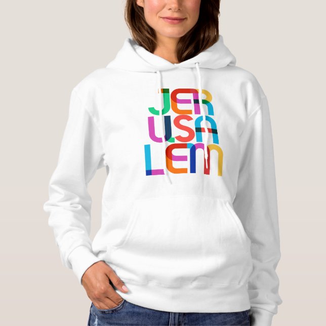Camiseta Jerusalém Palestina - Cartas de Pop (Frente)