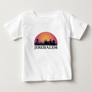 Camiseta Jerusalém Skyline - Israel Viagem