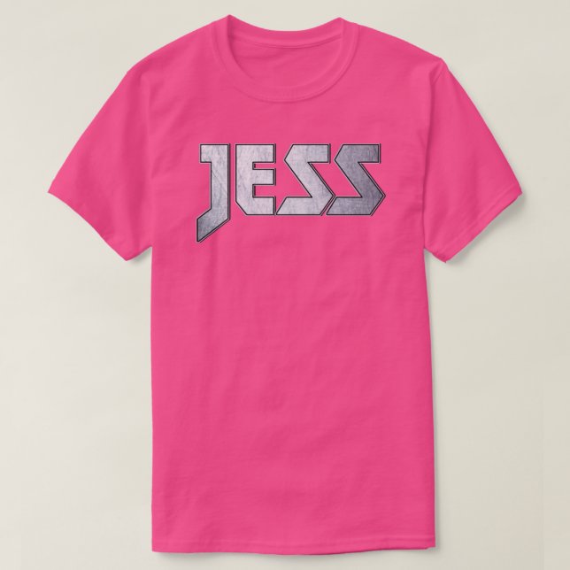 Camiseta Jess de metal pesado (Frente do Design)