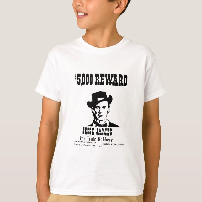 Camiseta Jesse James Procurado (Frente)