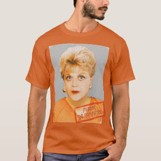 Camiseta Jessica Fletcher Mugshot Assassinato Ela Escreveu