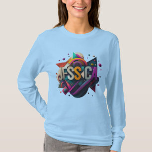 Camiseta "Jessica: uma declaração colorida"