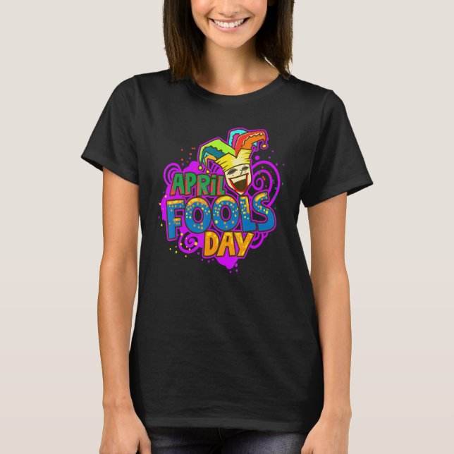 Camiseta Jester Happy April Fool's Day Brincadeira Prankst (Frente)