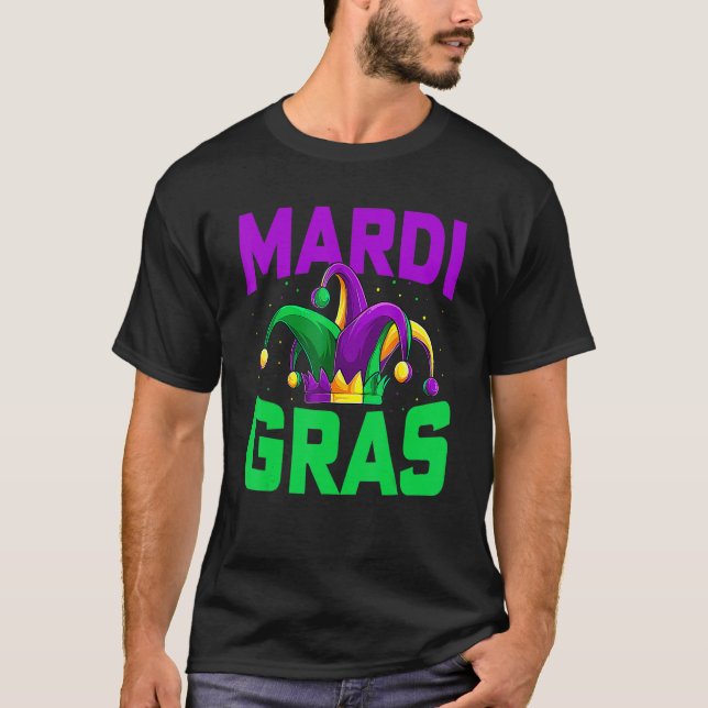 Camiseta Jester Hat Carnival Mardi Gras Party Men Women 1 (Frente)
