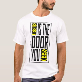 Camiseta Jesus, a porta