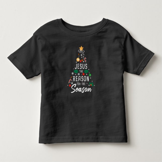 Camiseta Jesus A Razão Da Época - Fé De Natal (Frente)
