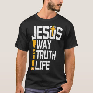 Camiseta Jesus, A Verdade A Bíblia Da Vida