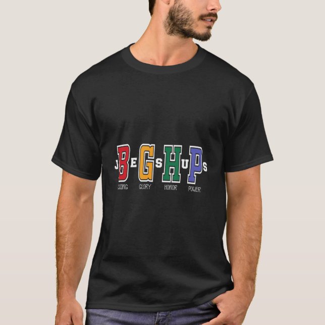 Camiseta Jesus abençoando o poder da glória (Frente)