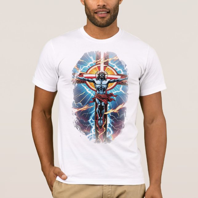 Camiseta Jesus abençoando você (Frente)