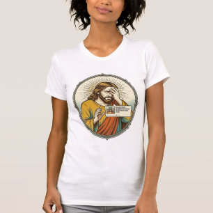 Camiseta Jesus Adicionou à História em vez de Mensagem Dire
