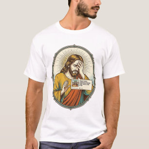 Camiseta Jesus Adicionou à História em vez de Mensagem Dire