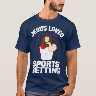 Camiseta Jesus Adora Esportes Apostando Cristo De Jogo Sob