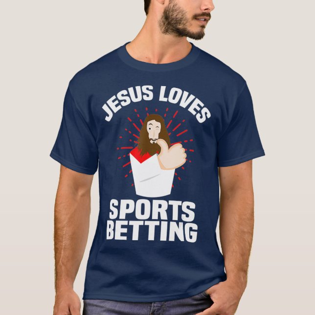 Camiseta Jesus Adora Esportes Apostando Cristo De Jogo Sob (Frente)