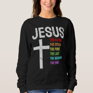 Camiseta Jesus Alpha Omega Primeiro Início Final Christi