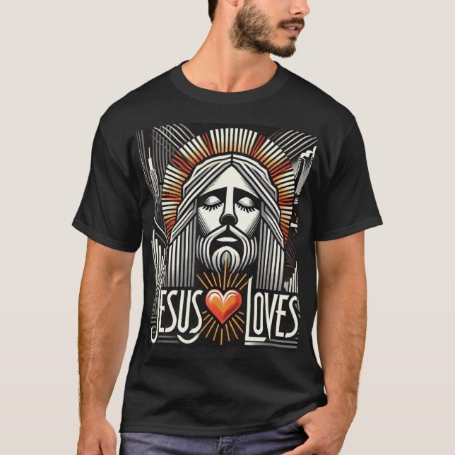 Camiseta Jesus ama (Frente)