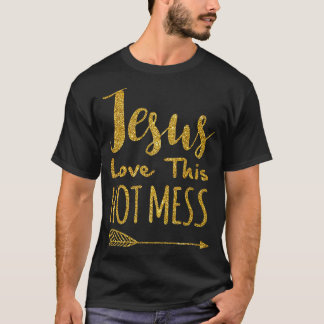 Camiseta Jesus Ama Essa Máscara Quente Por Jesus