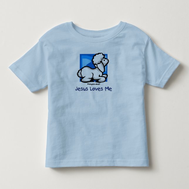 Camiseta Jesus ama-me cordeiro (Frente)