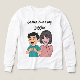 Camiseta Jesus ama meus risos