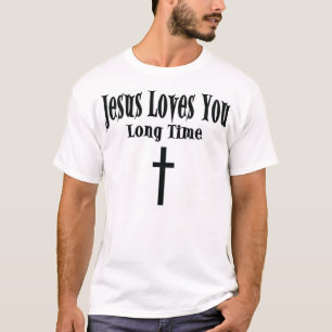 Camiseta Jesus ama-o muitos tempos