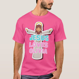 Camiseta Jesus ama Olivia
