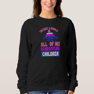 Camiseta Jesus Ama Todo Seu Cristo De Crianças De Lenhador