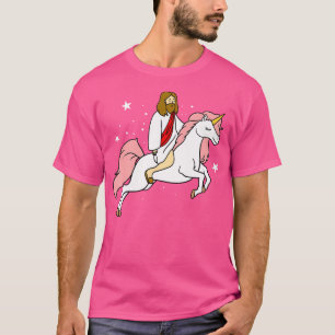Camiseta Jesus Andando Unicórnio