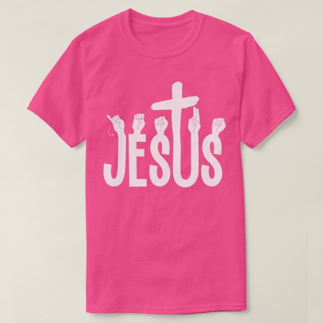 CAMISETA JESUS ASL (Frente do Design)