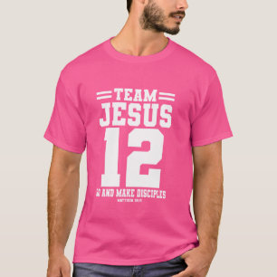 Camiseta Jesus Baseball Team Jesus Christian Matthew 2819 V