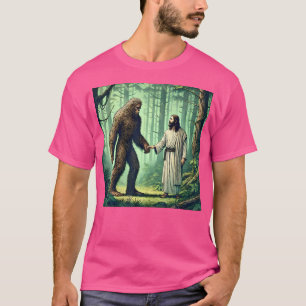 Camiseta Jesus Bigfoot Sasquatch Christian Faith Bíblia Ver