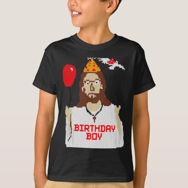 Camiseta Jesus Birthday Boy Christmas Essential T Shirt  (Frente)