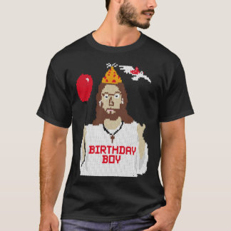 Camiseta Jesus Birthday Boy Natal Oferece Presentes Essenci