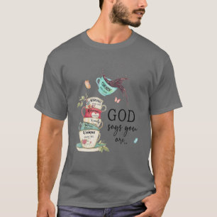 Camiseta Jesus Butterfly Café Fé Christian Deus Diz Você