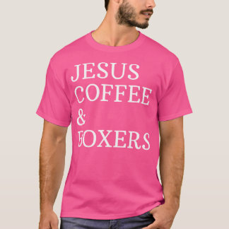 Camiseta Jesus Café E Cachorros-Boxer