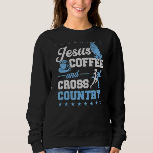 Camiseta Jesus Café E Cruzamento Do País Correndo Christian