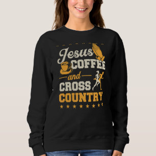 Camiseta Jesus Café E Cruzamento Do País Correndo Christian