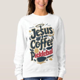 Camiseta Jesus, Café e Pickleball - Combinação de Fé e Dive